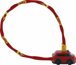 ABUS Børne Kædelås Rød Bil