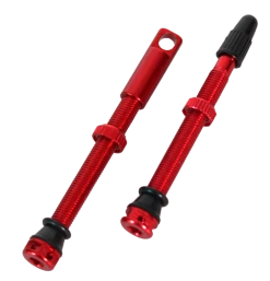 BikeBrother Tubeless Ventil 2 Stk. 60 Mm, Rød