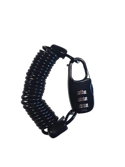 Cavo Mini Kodelås 3mm 150 Cm Sort