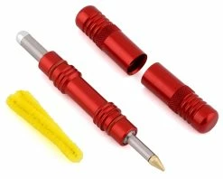 Dynaplug Racer Pro Reparationssæt Gunmetal Rød