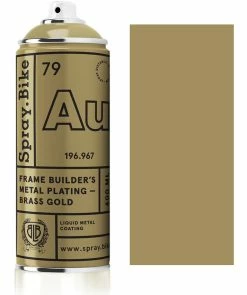 Spray.Bike Metal Plating Spraymaling 400 Ml Messing Brass Gold