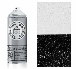Spray.Bike Klarlak Med Sølv Glimmer Effekt 400 Ml
