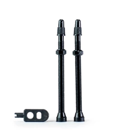 Trezado Tubeless Ventil 2 Stk. - Sort - 80mm