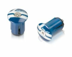 XLC Styrpropper Blå/hvid Med Låsebolt